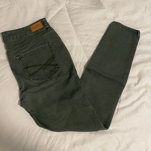 Aeropostale Green Skinny Jeans